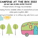 Camping at the BVX 2022